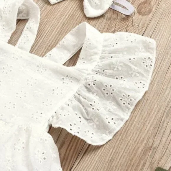 Strawberry Dress Second Birthday Romper Dress Clothes Berries outfit bodysuit - Picture 6 of 7